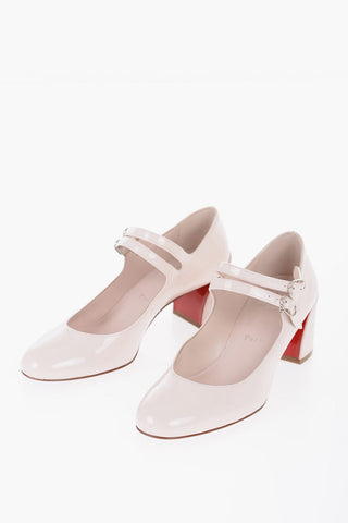 Patent Leather Mary Jane Pumps with Double Buckle 5,5cm