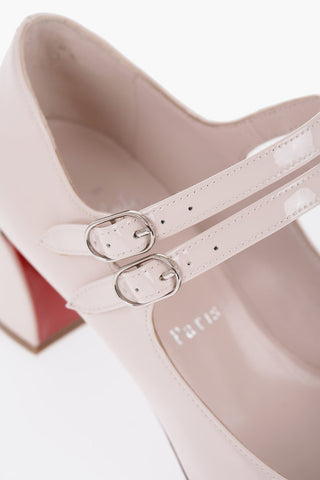 Patent Leather Mary Jane Pumps with Double Buckle 5,5cm
