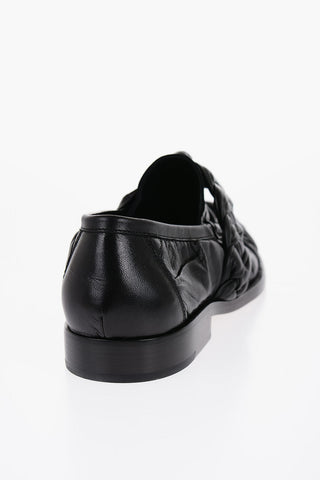 Soft Leather ASTRAIRE Loafers with Braided Detail