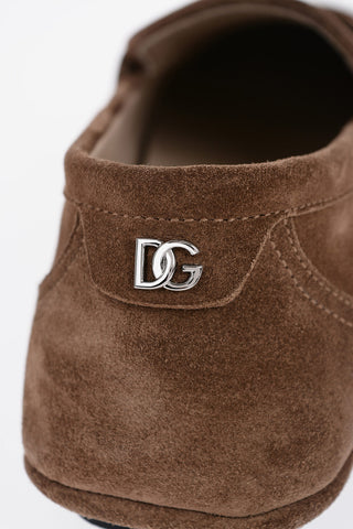 Mocassini Penny DRIVER In Suede a Tinta unita