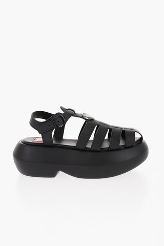 LOVE Pvc Sandals with Platform 6,5cm