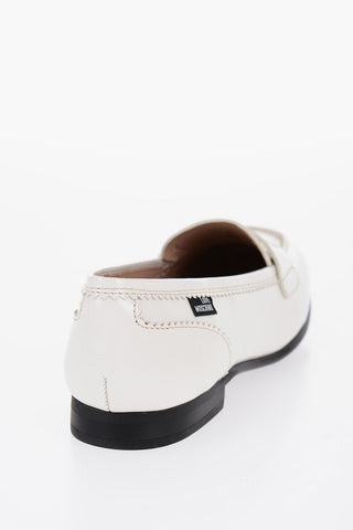 LOVE Patent Leather COLLEGE Penny Loafers with Round Toe