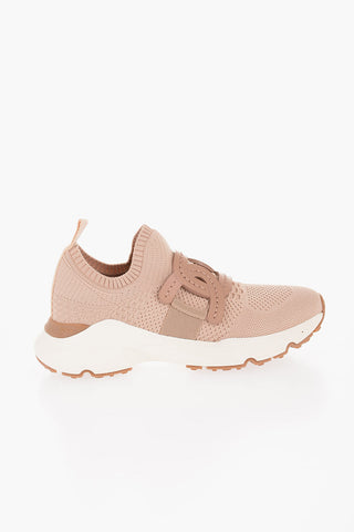 Fabric Slip On Slip on Sneakers with Leather Monogram