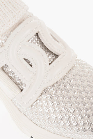 Fabric Slip On Slip on Sneakers with Leather Monogram