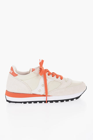 Nylon and Suede JAZZ ORIGINAL Low Top Sneakers with Contrasting Details