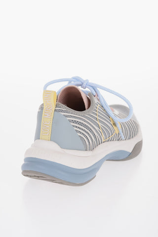 LOVE Mesh SPRINT50 Low-Top Sneakers with Contrast Detail