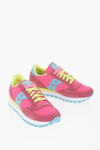 Nylon and Suede JAZZ ORIGINAL Low Top Sneakers