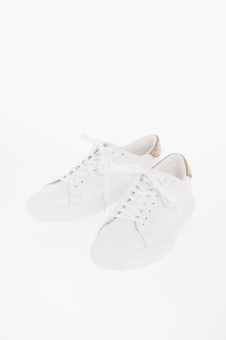 MICHAEL Leather GROVE Low-Top Sneakers with Logoed Sole