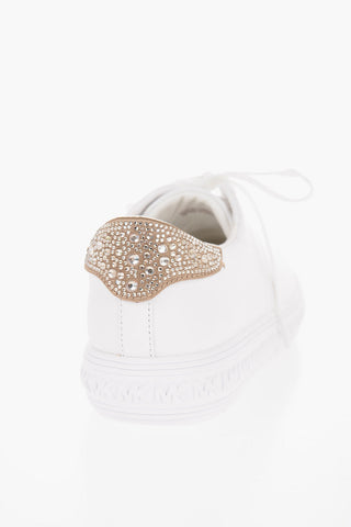 MICHAEL Leather GROVE Low-Top Sneakers with Logoed Sole