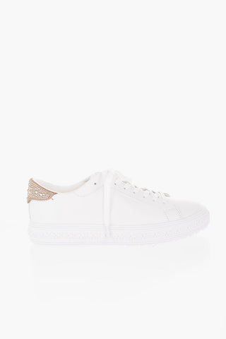 MICHAEL Leather GROVE Low-Top Sneakers with Logoed Sole