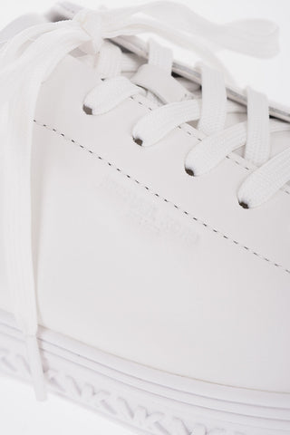 MICHAEL Leather GROVE Low-Top Sneakers with Logoed Sole