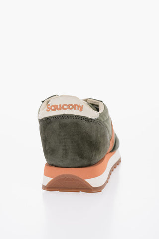 Suede and Fabric JAZZ ORIGINALS Low Top Sneakers with Contrasting Details