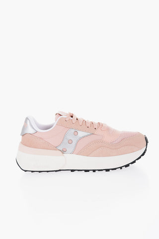 Sneakers Basse JAZZ NXT In Suede e Tessuto con Dettaglio a Contrasto