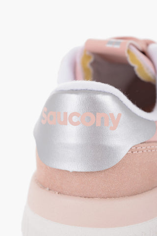 Sneakers Basse JAZZ NXT In Suede e Tessuto con Dettaglio a Contrasto