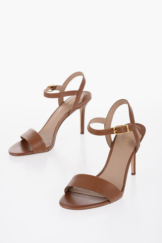 Leather GWEN Ankle Strap Sandals with Heel 10,5cm
