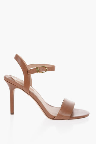 Leather GWEN Ankle Strap Sandals with Heel 10,5cm