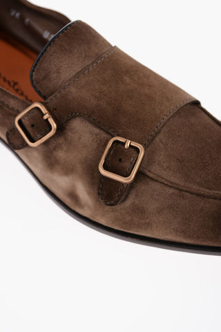 Leather CARLOS Double strap Monk shoes