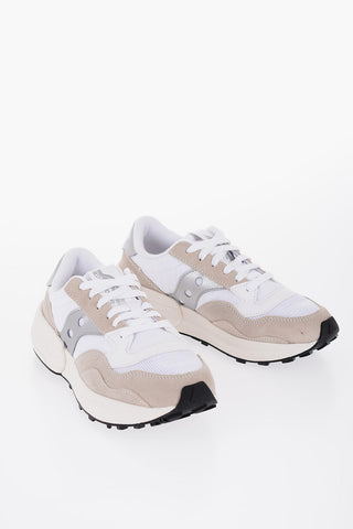 Sneakers Basse JAZZ NXT In Suede e Tessuto con Dettaglio a Contrasto