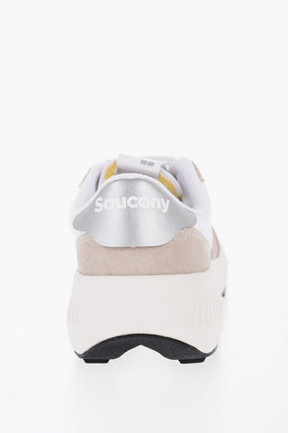 Sneakers Basse JAZZ NXT In Suede e Tessuto con Dettaglio a Contrasto