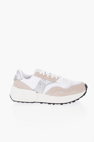 Sneakers Basse JAZZ NXT In Suede e Tessuto con Dettaglio a Contrasto