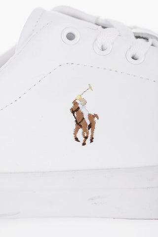 Leather LONGWOOD Low-Top Sneakers with Embroidery logo