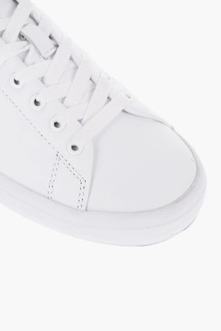Leather LONGWOOD Low-Top Sneakers with Embroidery logo