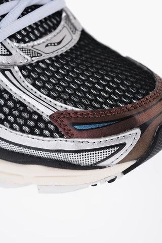Leather and Nylon PROGRID OMNI 9 Low Top Sneakers with Mesh Inserts