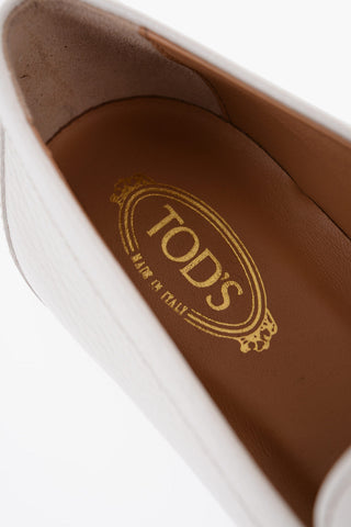 Textured Leather Bit Loafers with Golden Detail