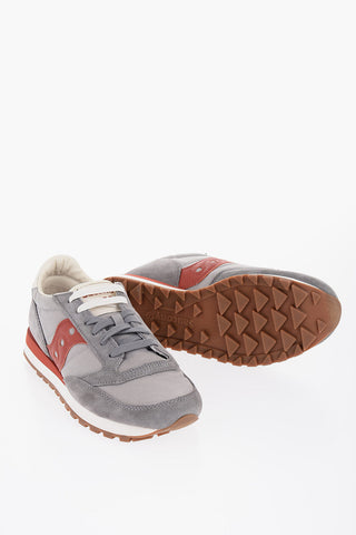 Sneakers Basse JAZZ ORIGINAL In Suede e Tessuto con Dettaglio a Contrasto