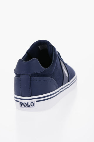 Fabric HANFORD-NE Low-Top Sneakers with Contrast Logo