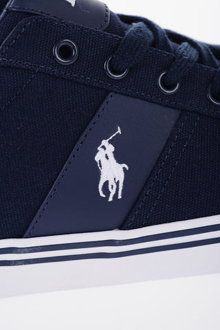 Fabric HANFORD-NE Low-Top Sneakers with Contrast Logo