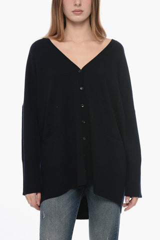 Cardigan in Cashmere con Scollo a V