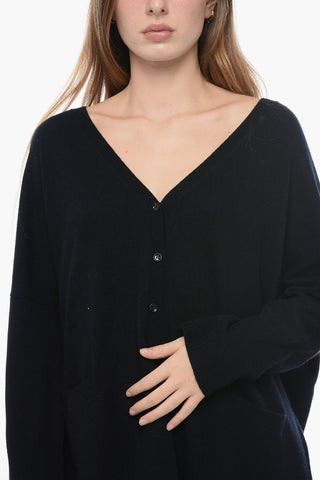 Cardigan in Cashmere con Scollo a V