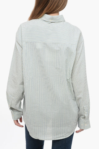 Camicia UNISEX a Righe con Collo Button-Down