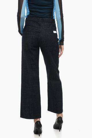 Dark Wash ELSA Denims with Silver-Tone Button 24cm
