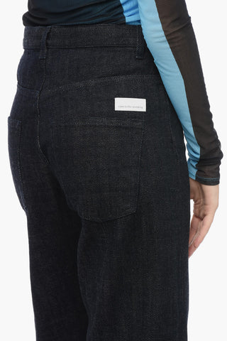 Dark Wash ELSA Denims with Silver-Tone Button 24cm