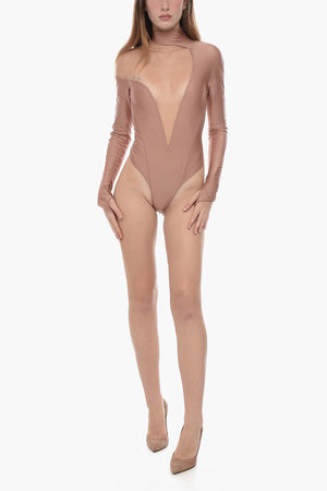 Jersey-Body mit Tumb-Hole-Design und Mesh-Einsatz