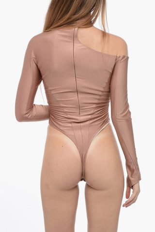 Jersey-Body mit Tumb-Hole-Design und Mesh-Einsatz