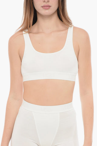 Solid Color GWENDOLYNN Bra with Logoed Band