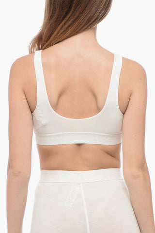 Solid Color GWENDOLYNN Bra with Logoed Band