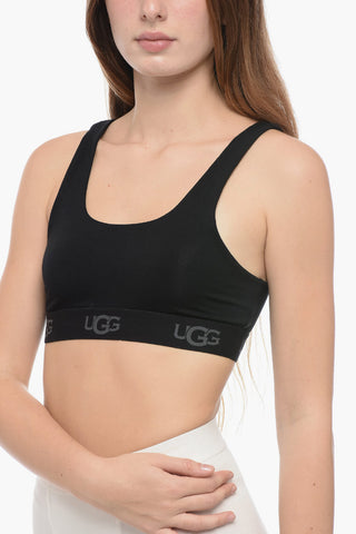 Solid Color GWENDOLYNN Bra with Logoed Band