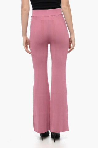 Pantaloni Palazzo a Costine e a Vita Alta