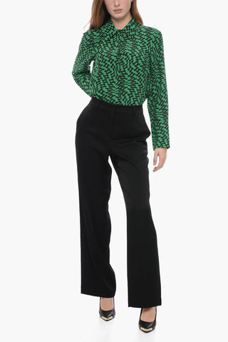 와이드 새틴 팬츠