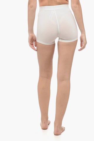 Shorts Active in Tinta Unita con Banda Elastica Logata