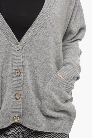 Cashmere Blend DAILY Cardigan with Patch Pockets