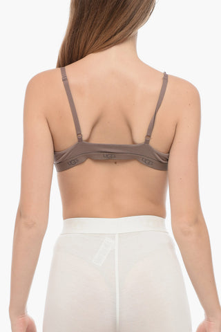 Solid Color FRANCIS Triangle Bra with Logoed Band