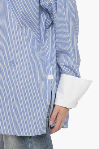 Popeline Unstructured Shirt with Removable Cuffs