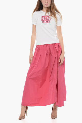 Jersey T-shirt with D&G Patch