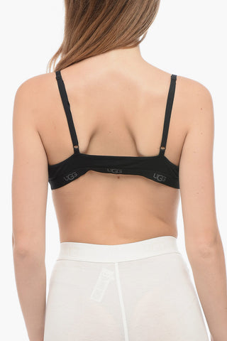 Solid Color FRANCIS Triangle Bra with Logoed Band