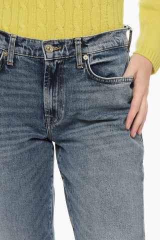 Flared BETTY Denims with Visible Stitching 24cm